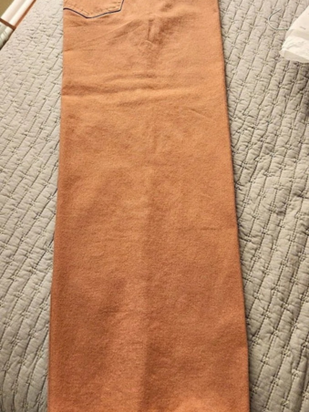 Black Tape Raw Hem Pants Waist 28 in Brown